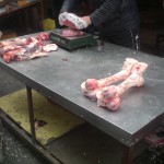 Fleisch im muslimischen Viertel in Xi'an