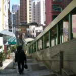 Die längste Rolltreppe der Welt in Hongkong