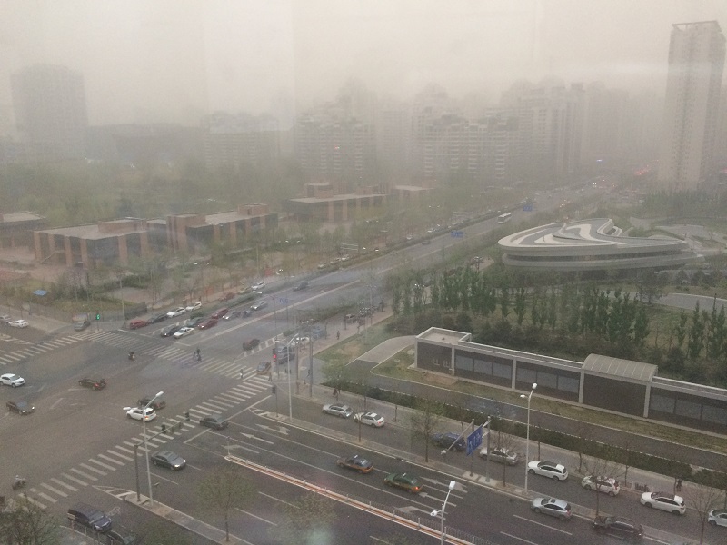 Sandsturm in Beijing